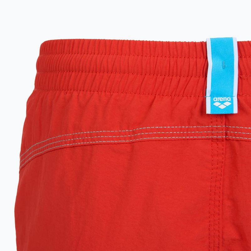 Pantaloni scurți de baie pentru copii arena Bywayx Youth R fluo red/water 4