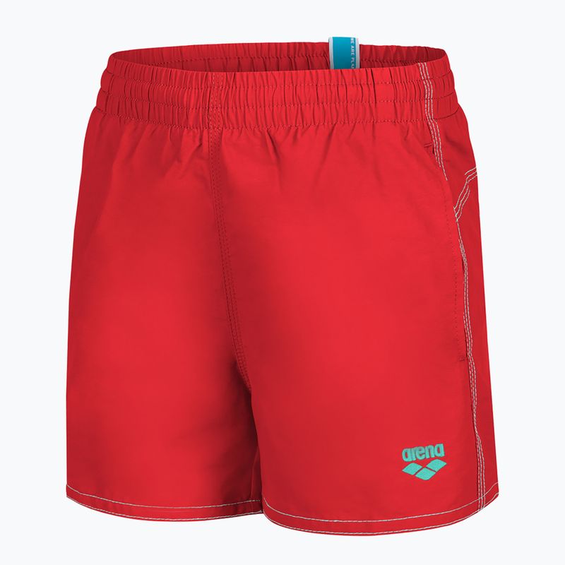 Pantaloni scurți de baie pentru copii arena Bywayx Youth R fluo red/water 3