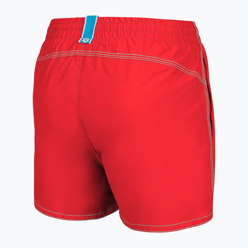 Pantaloni scurți de baie pentru copii arena Bywayx Youth R fluo red/water 4