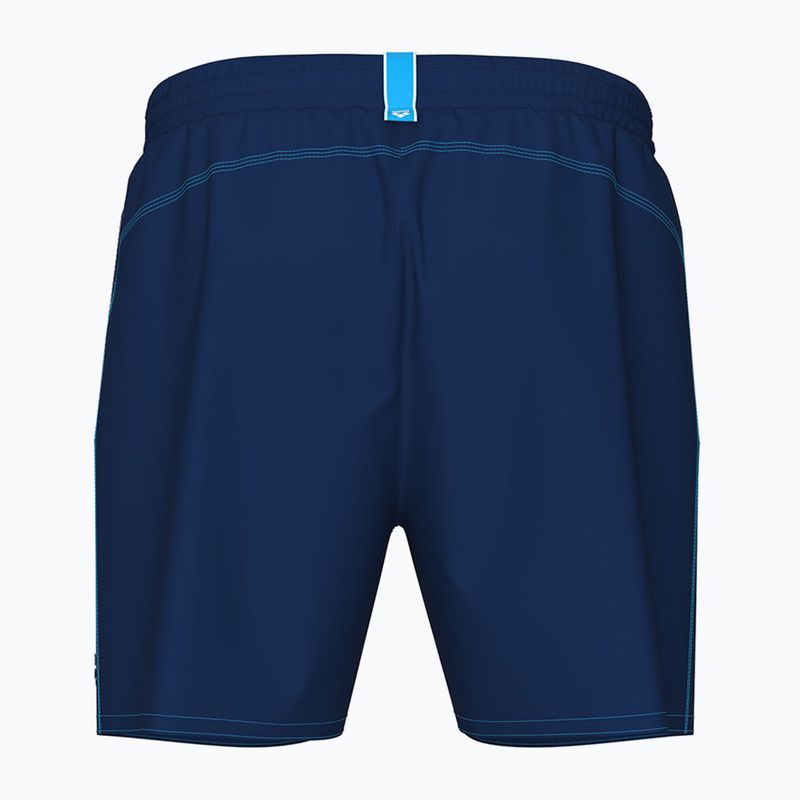 Șort de baie pentru bărbați arena Bywayx R navy/turquoise 2