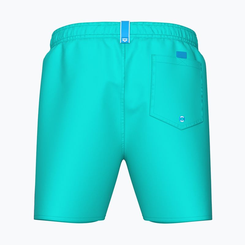 Șort de baie pentru bărbați arena Fundamentals Boxer R water/navy 8