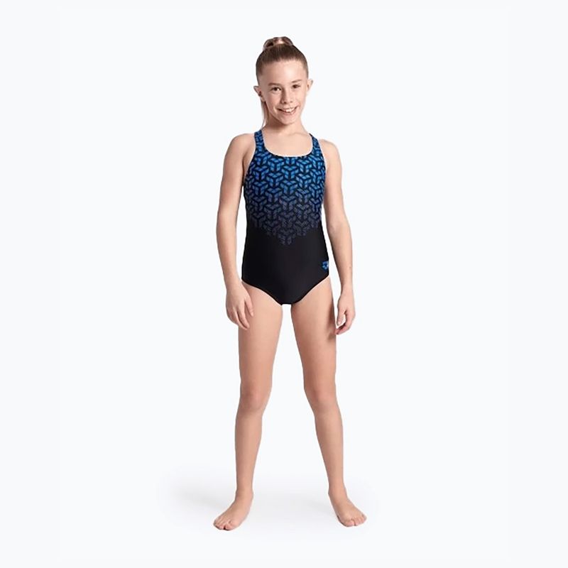 Costum de baie dintr-o singură piesă pentru copii arena Kikko V Swim Pro Back black/blue china 6