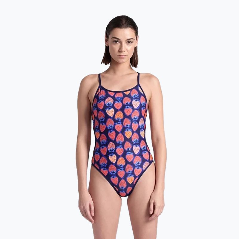 Costum de baie dintr-o singură piesă pentru femei arena Reversible Swimsuit Challenge Back navy/multi 8