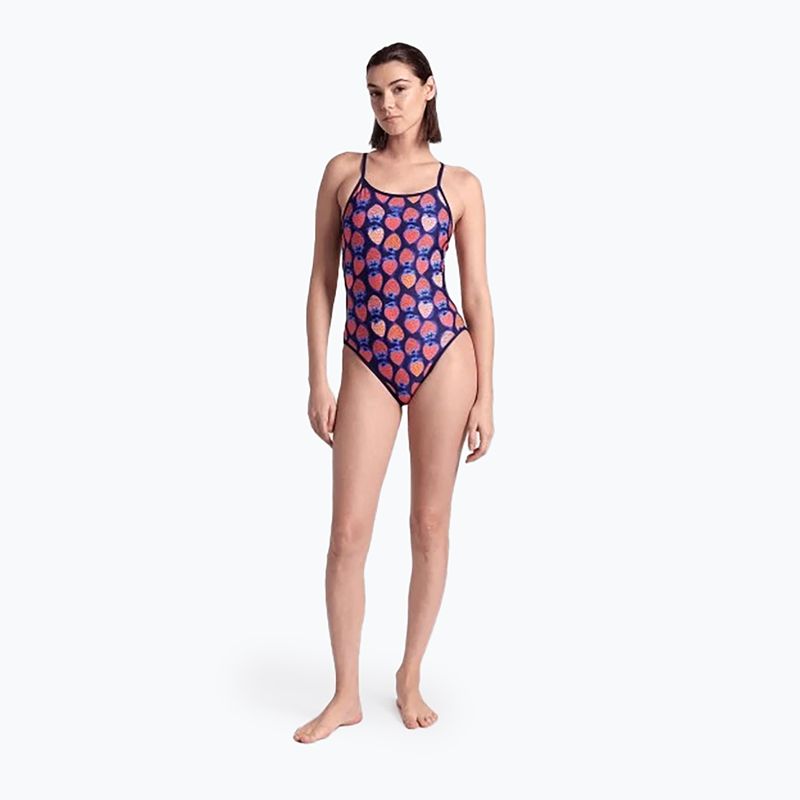 Costum de baie dintr-o singură piesă pentru femei arena Reversible Swimsuit Challenge Back navy/multi 10