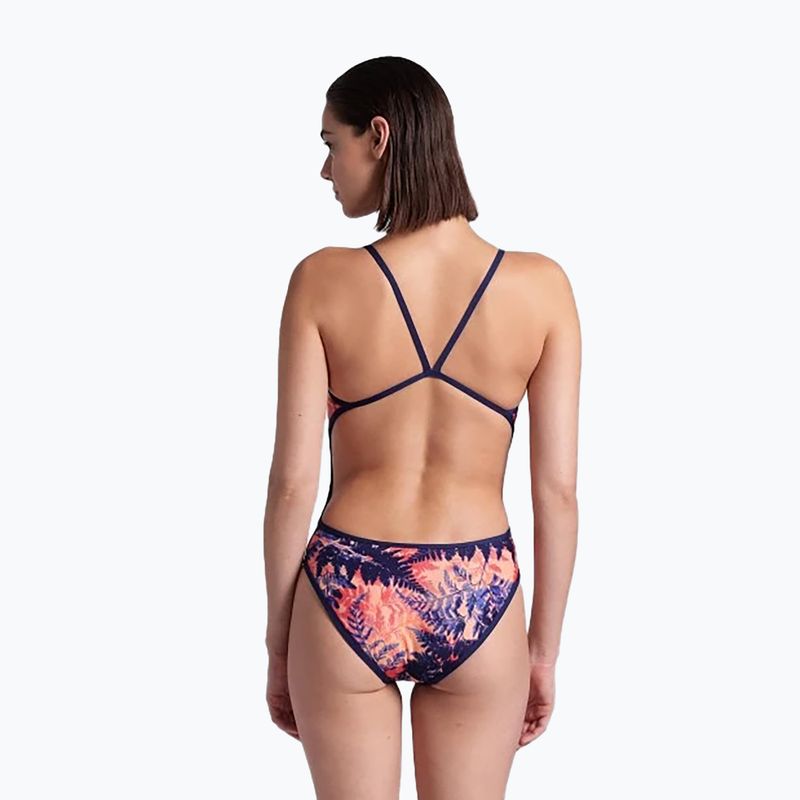 Costum de baie dintr-o singură piesă pentru femei arena Reversible Swimsuit Challenge Back navy/multi 11