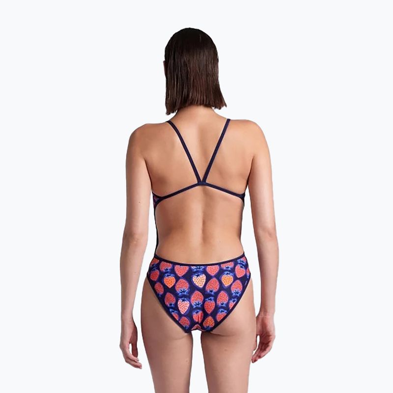 Costum de baie dintr-o singură piesă pentru femei arena Reversible Swimsuit Challenge Back navy/multi 12