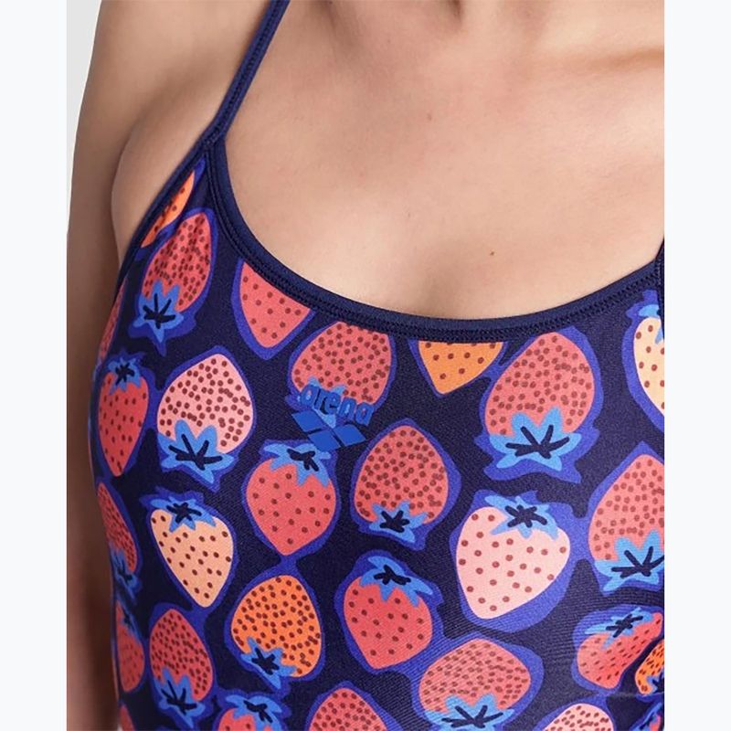Costum de baie dintr-o singură piesă pentru femei arena Reversible Swimsuit Challenge Back navy/multi 14