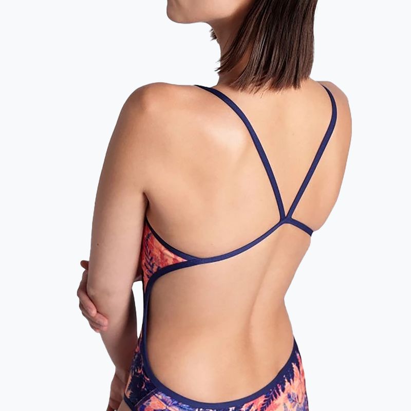 Costum de baie dintr-o singură piesă pentru femei arena Reversible Swimsuit Challenge Back navy/multi 15
