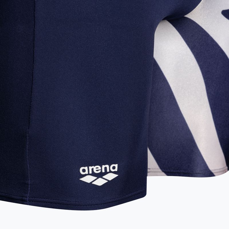 Boxeri de baie pentru bărbați  arena Multi Stripes Swim Jammer navy/white multi