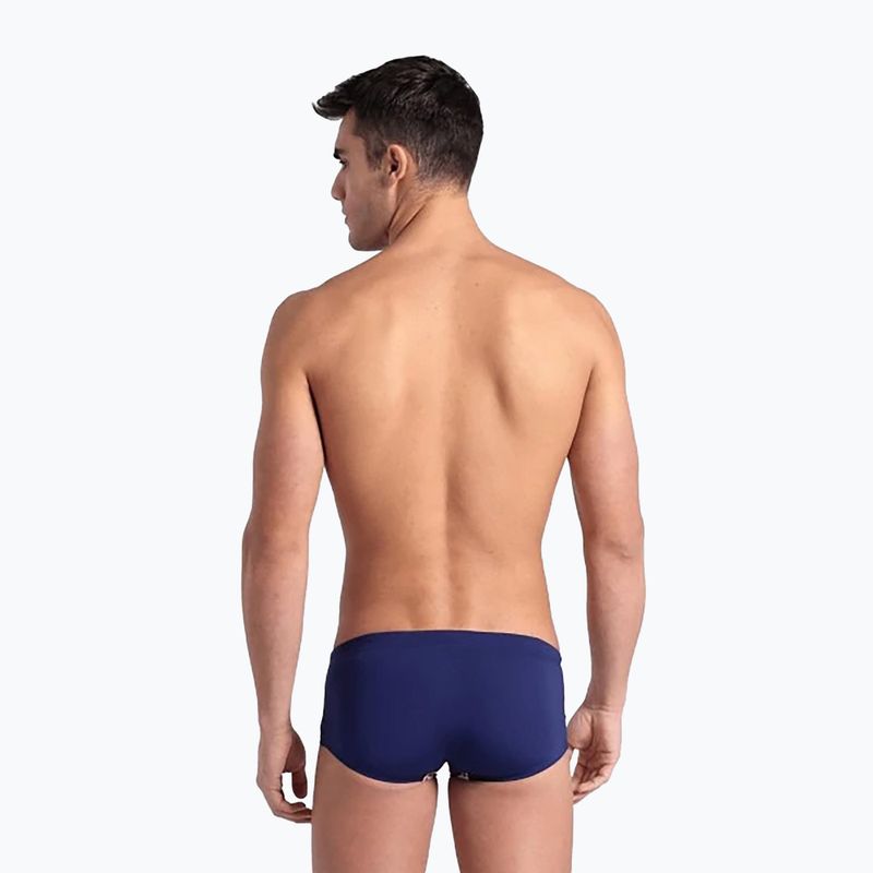 Boxeri de baie pentru bărbați arena Multi Stripes Swim Low Waist Short navy multi