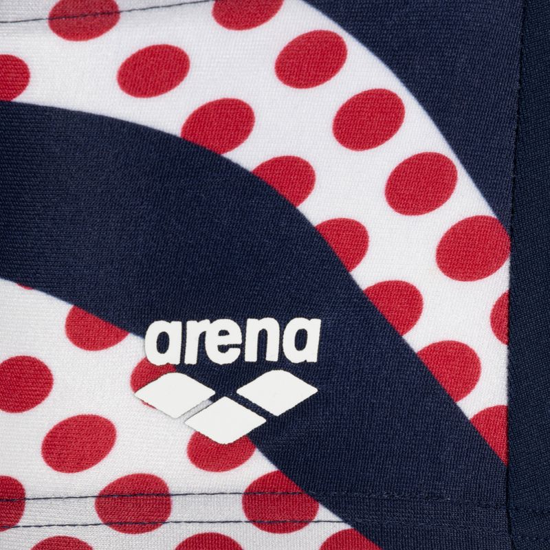 Boxeri de baie pentru bărbați arena Multi Stripes Swim Low Waist Short navy multi