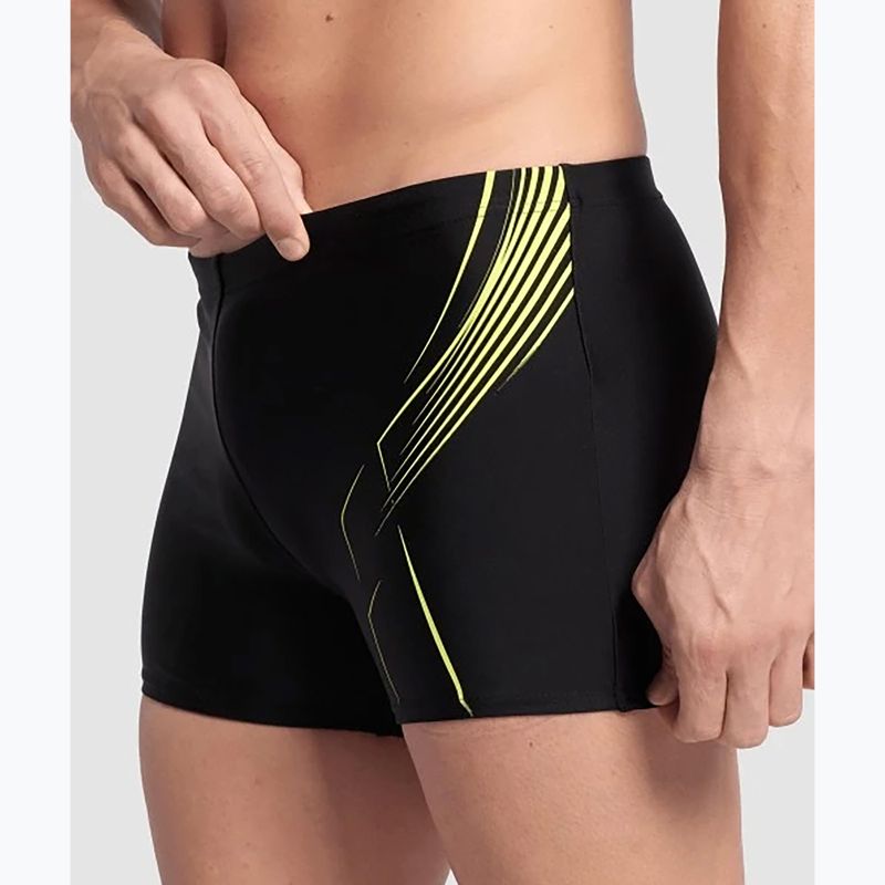 Boxeri de baie pentru bărbați Arena Dive Swim Short black/soft green