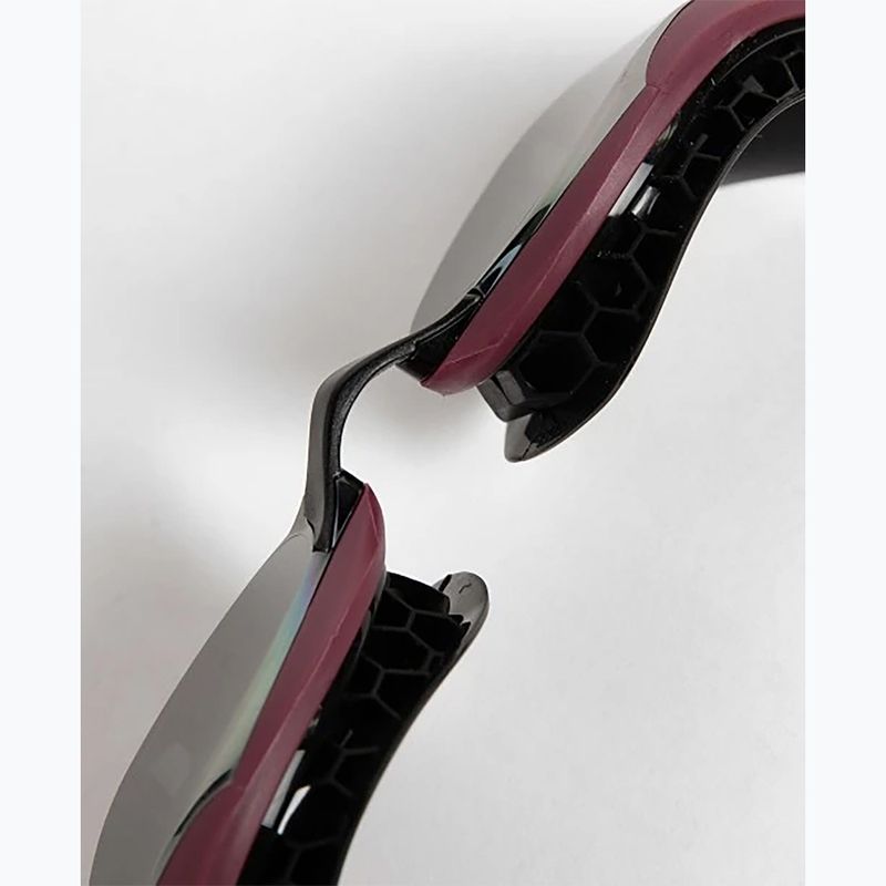 Ochelari de înot arena Air-Bold Swipe Mirror silver/red wine 12