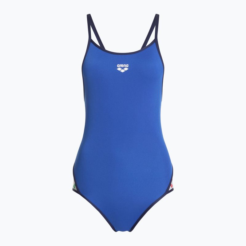 Costum de înot dintr-o piesă pentru femei arena Icons Super Fly Back Solid royal / navy