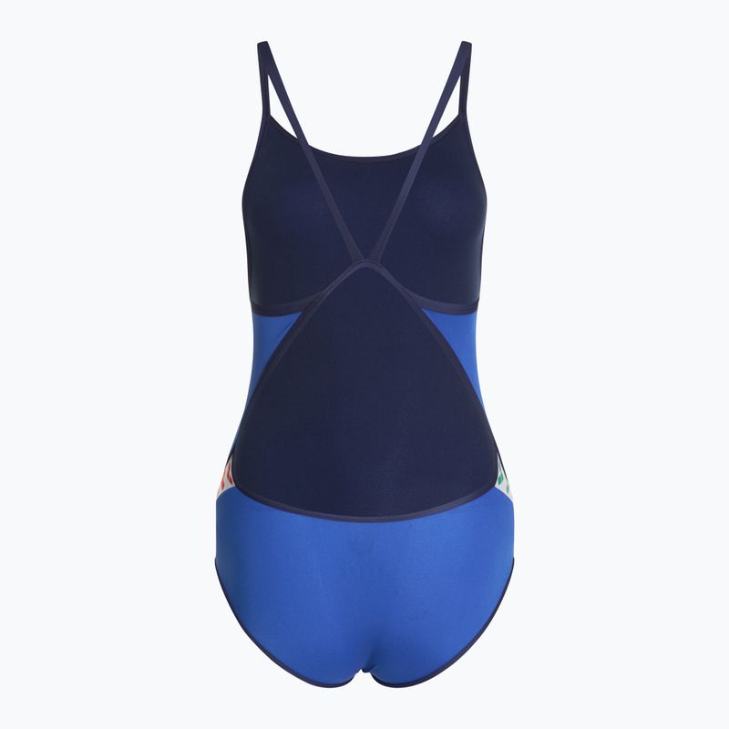 Costum de înot dintr-o piesă pentru femei arena Icons Super Fly Back Solid royal / navy 2