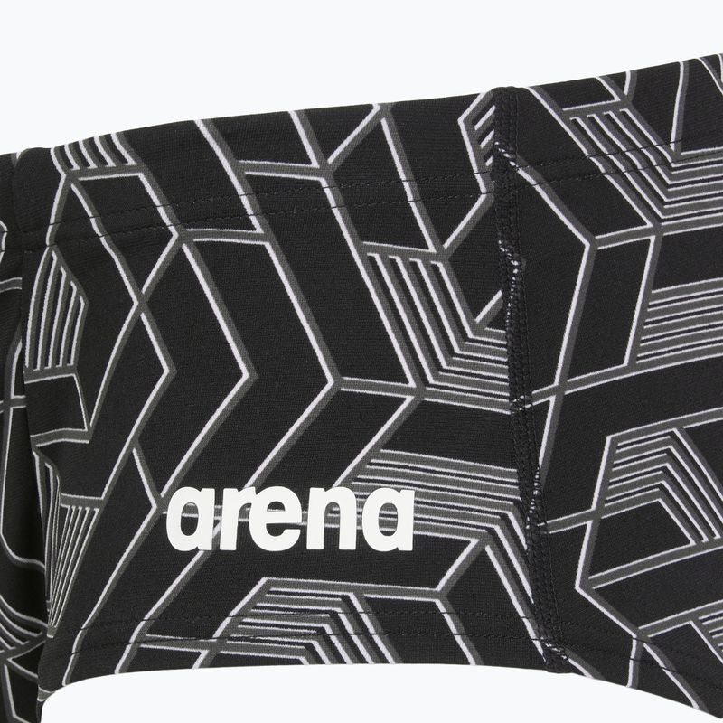 Boxeri de înot pentru bărbați arena Escape Swim Low Waist Short team black 3