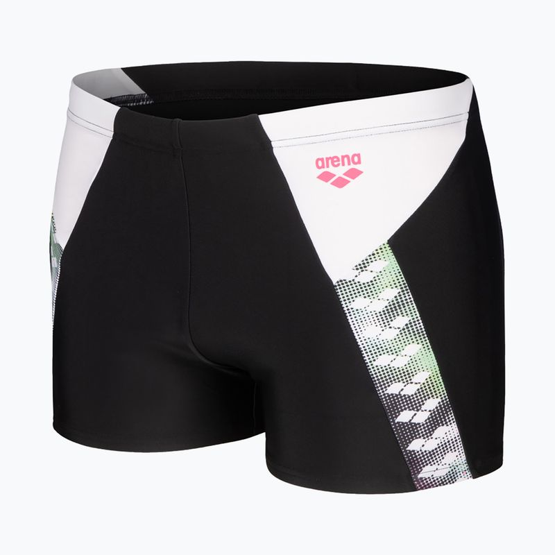 Boxeri de înot pentru bărbați arena Stripe Swim Short black/white/multi 3