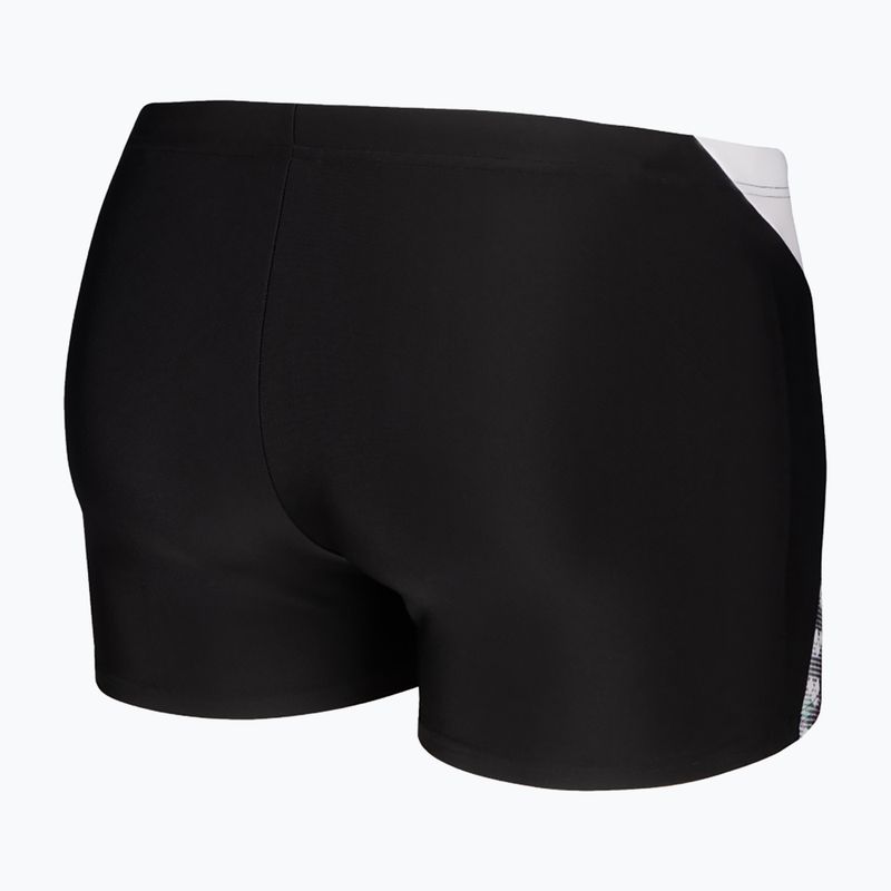Boxeri de înot pentru bărbați arena Stripe Swim Short black/white/multi 4