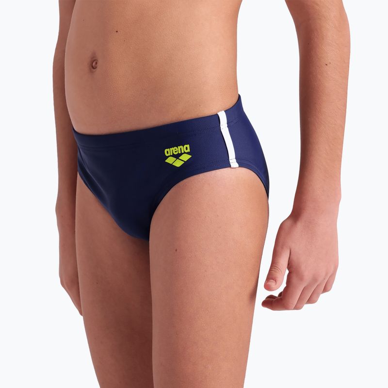 Slip de înot pentru copii arena  Swim Briefs Solid navy/white/white