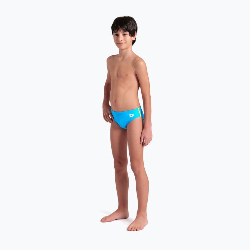 Slip de înot pentru copii arena Swim Briefs Solid turquise/soft green/calypso