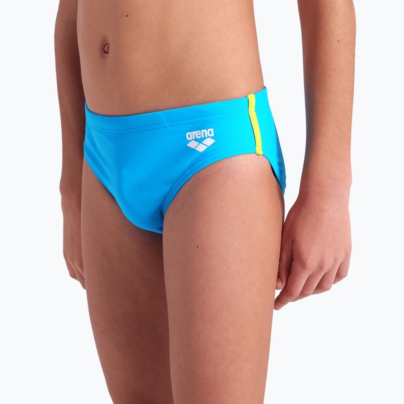 Slip de înot pentru copii arena Swim Briefs Solid turquise/soft green/calypso