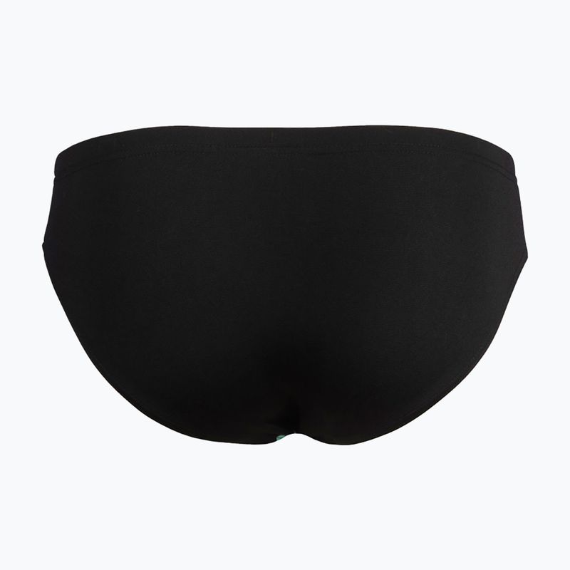 Slip de înot pentru copii arena Foam Swim Briefs black/soft green multi 2