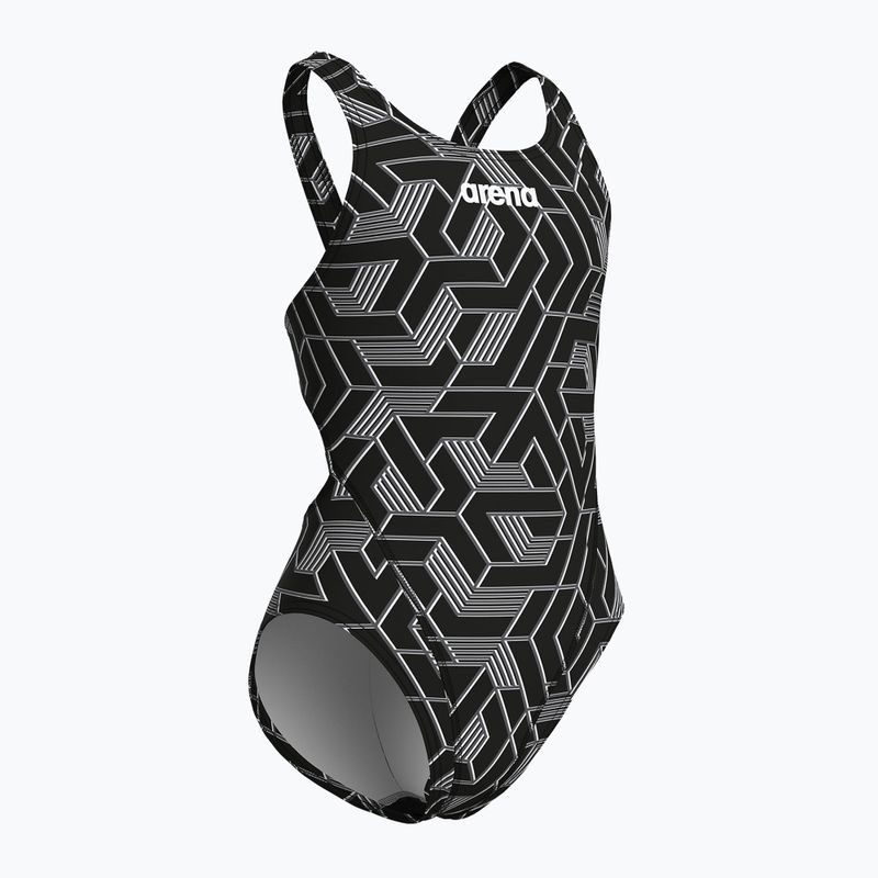 Costum de baie întreg pentru copii arena Escape Swim Tech L black/team black 3