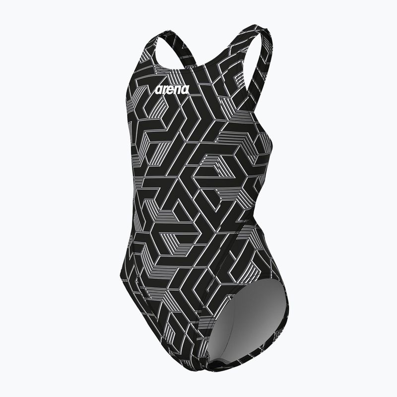 Costum de baie întreg pentru copii arena Escape Swim Tech L black/team black 4