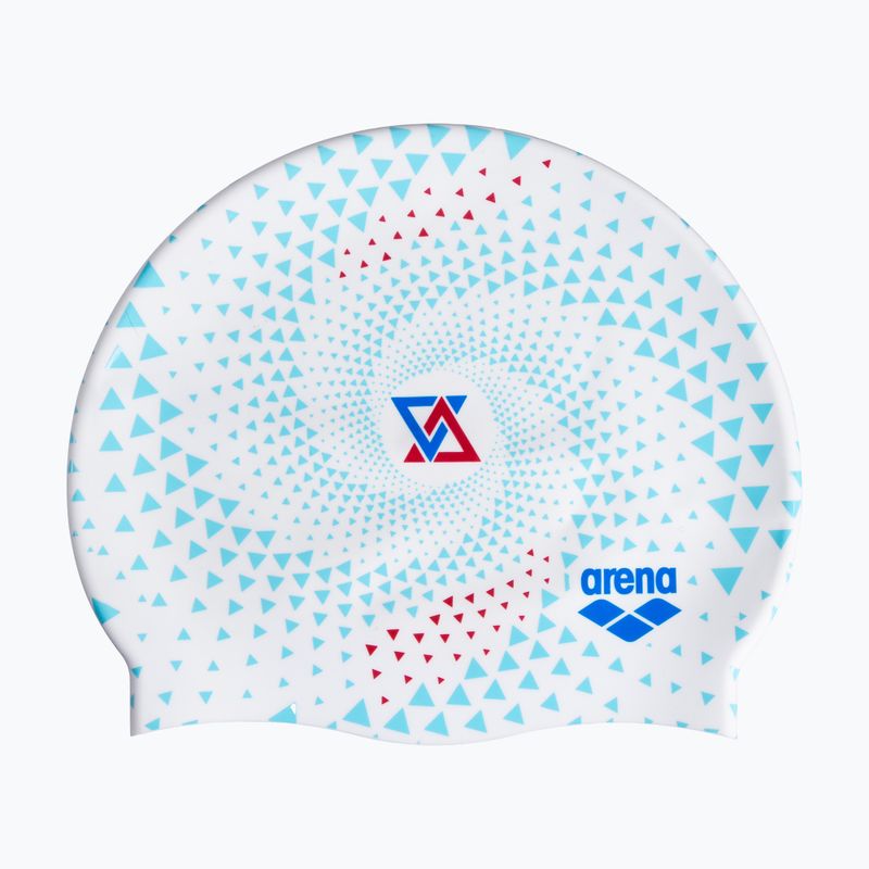 Cască de înot arena Print 2 fireflow / white