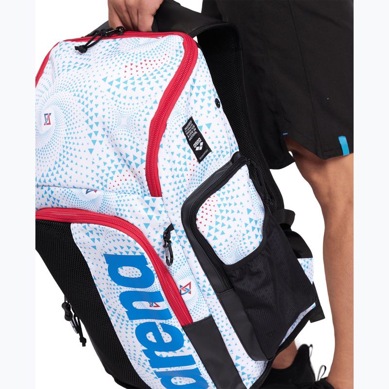 Rucsac de înot arena Spiky III 45 l Allover fireflow / white 12