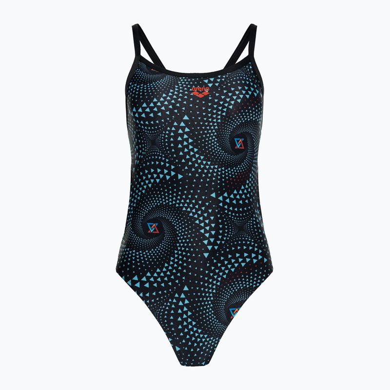 Costum de baie dintr-o singură piesă pentru femei arena Fireflow Challenge Back black/multi black