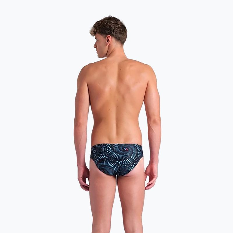 Slip de baie pentru bărbați arenaFireflow Swim Briefs black multi 6