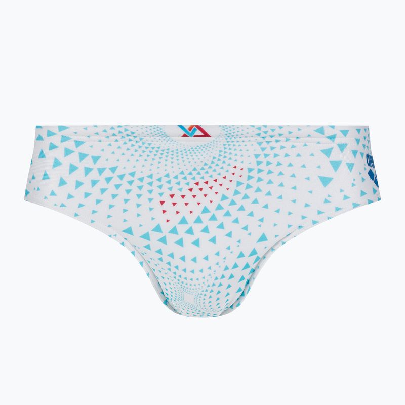 Slip de baie pentru bărbați arena Fireflow Swim Briefs white multi