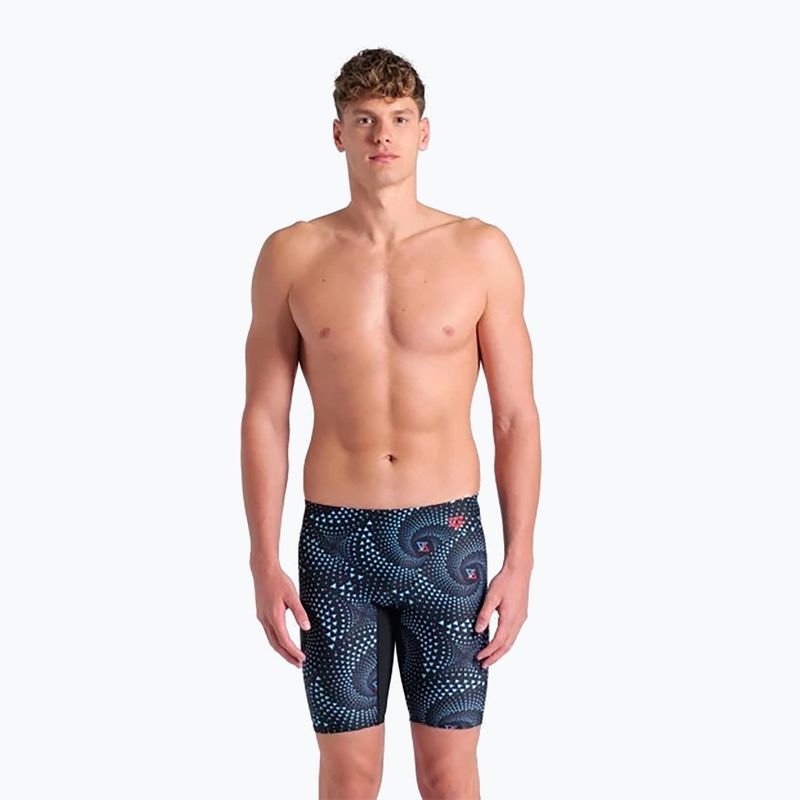 Jammery kąpielowe męskie arena Fireflow Swim Jammer black/black multi 5