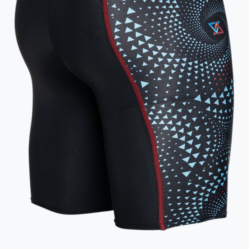 Jammery kąpielowe męskie arena Fireflow Swim Jammer black/black multi 4