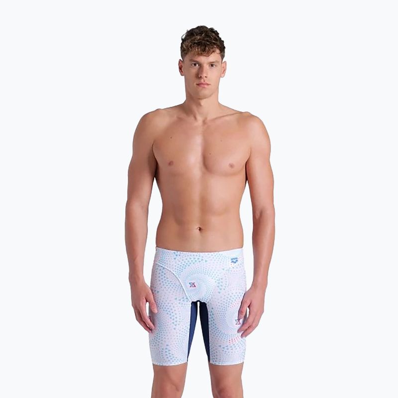 Jammery kąpielowe męskie arena Fireflow Swim Jammer navy/white mutli 5