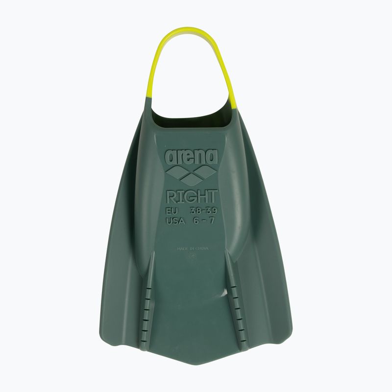 Labe de înot arena Powerfin Pro II sage/artic lime 2