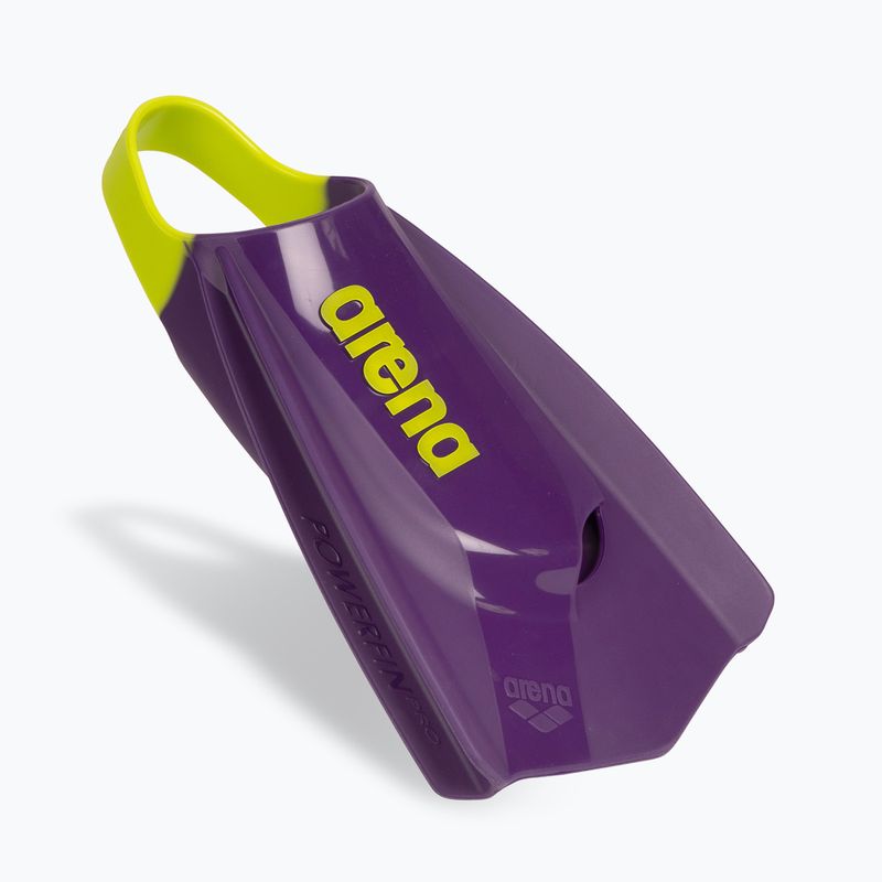 Labe de înot Arena Powerfin Pro II plum/artic lime 2