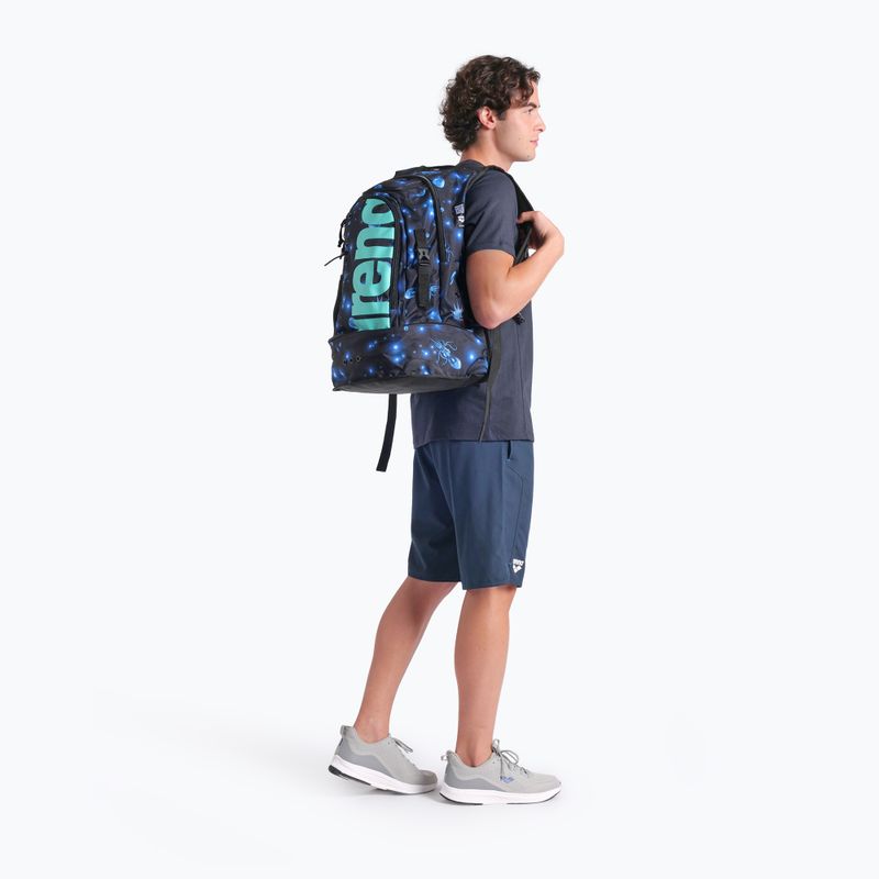 Rucsac pentru înot Arena Fastpack 3.0 Allover 40 l aqua 9