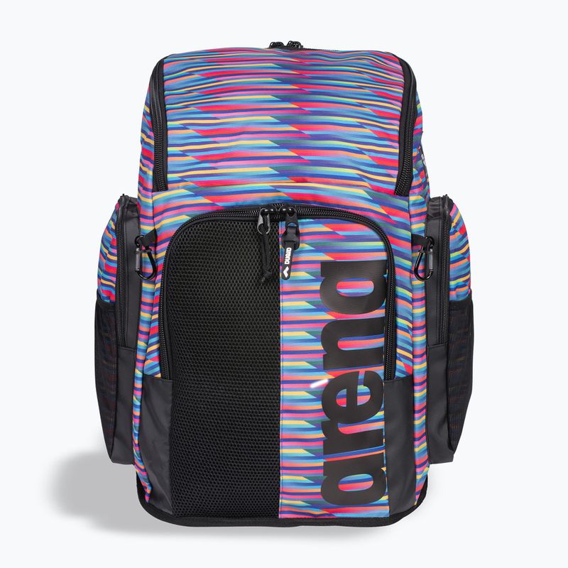 Rucsac pentru înot Arena Spiky III 45 l Allover racing stripes