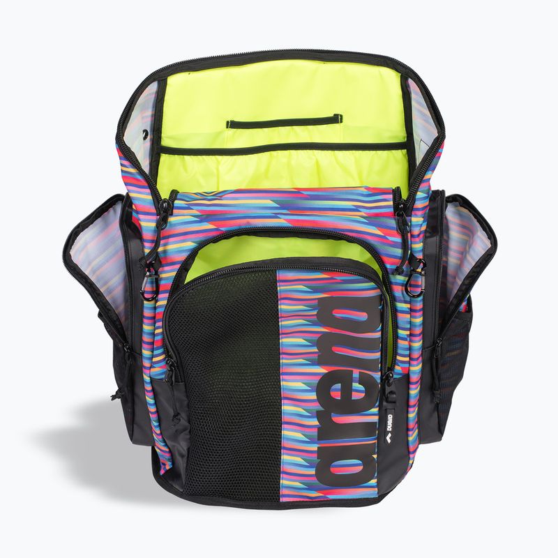 Rucsac pentru înot Arena Spiky III 45 l Allover racing stripes 7