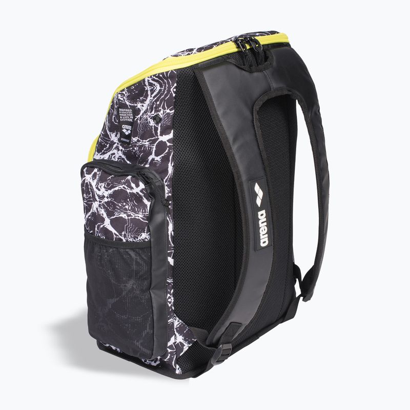 Rucsac de înot Arena Spiky III 45 l Allover negru/alb 4