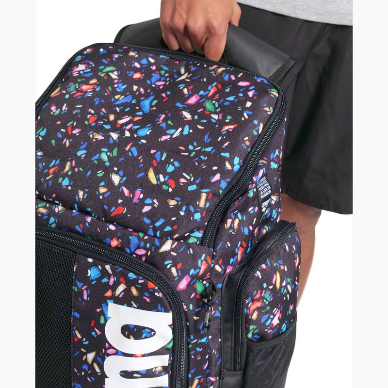 Arena Spiky III 45 l Allover confetti negru rucsac de înot 5