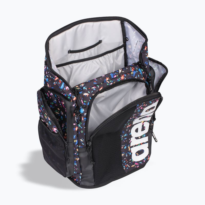 Rucsac de înot arena Spiky III 45 l Allover confetti black 7
