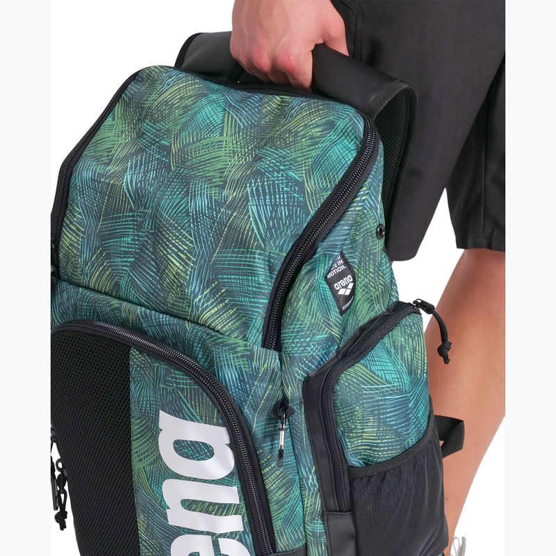 Rucsac pentru înot Arena Spiky III 45 l Allover team energy green 5