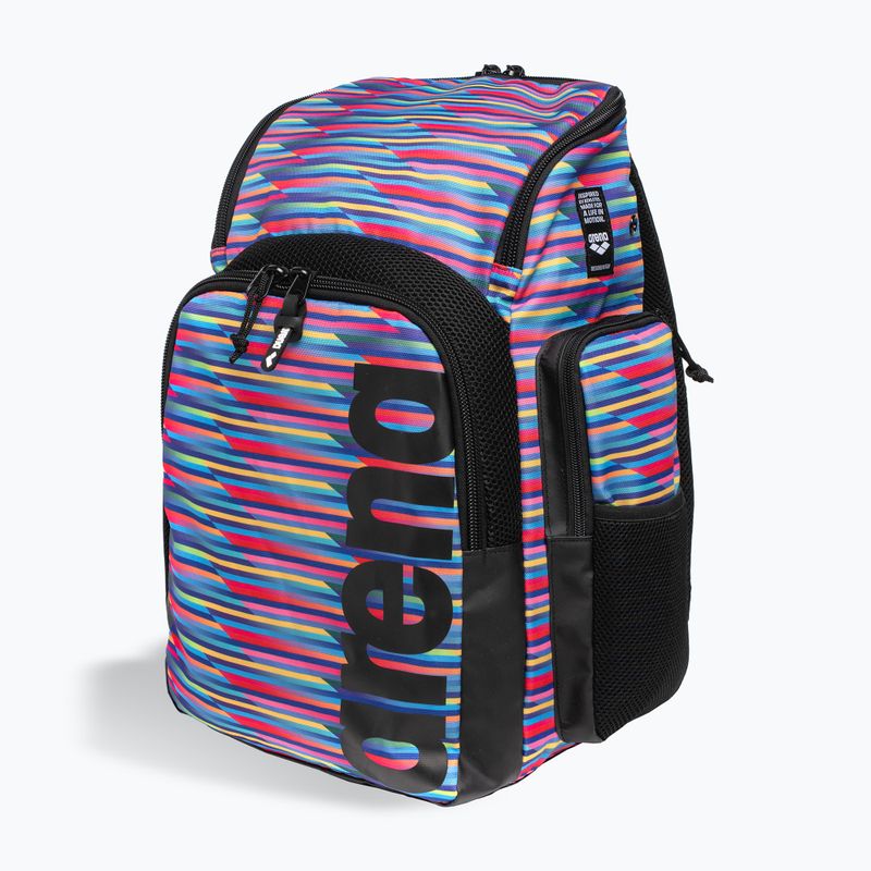 Rucsac de înot arena Spiky III 35 l Allover racing stripes 2