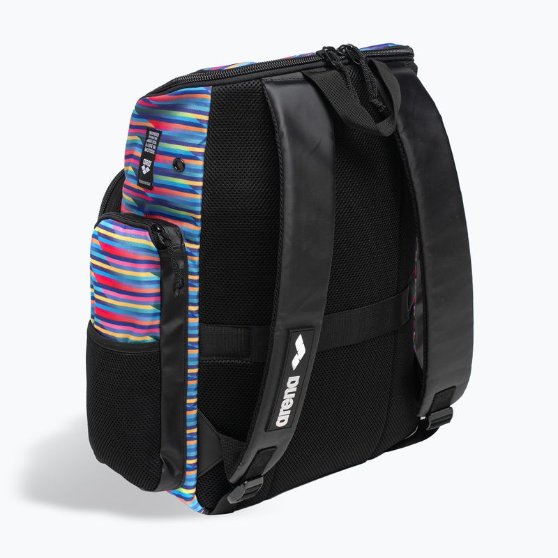 Rucsac de înot arena Spiky III 35 l Allover racing stripes 4