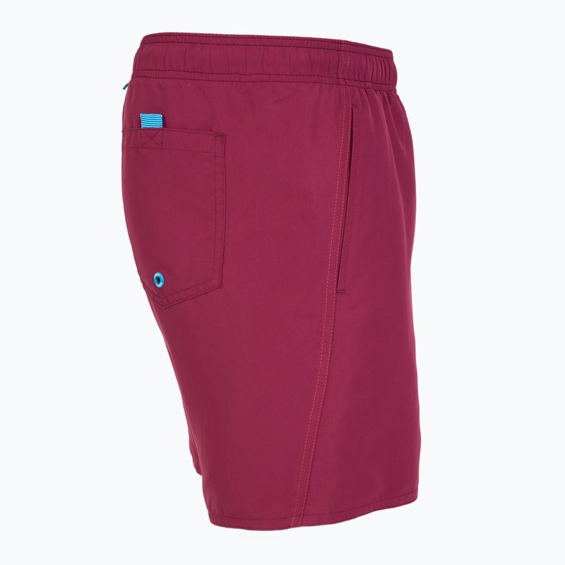 Șort de baie pentru bărbați arena Fundamentals Boxer R dark purple/calypso coral 4