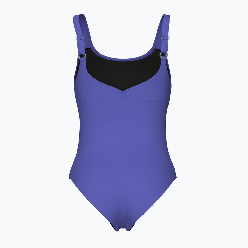 Costum de baie dintr-o piesă pentru femei arena Ginevra Wing Back violet 2