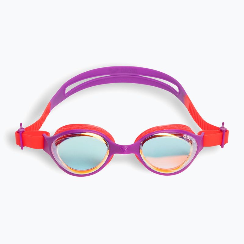 Ochelari de înot pentru copii arena Air Jr Mirror yellow copper/plum/bright coral 2